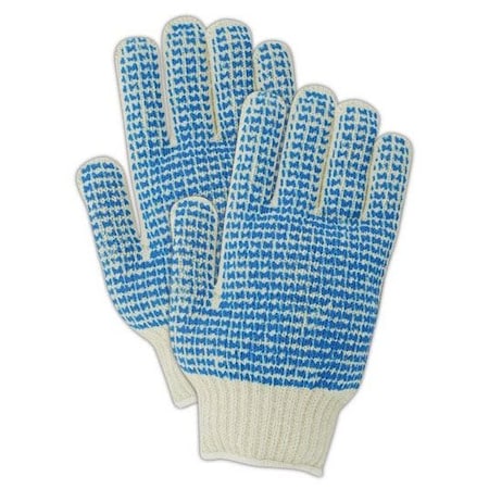 Magid Coated Gloves, Natural, Men's (Fits Large) 12 PK 96R